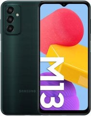 Samsung Galaxy M13,4G, 4/64GB, Dual SIM Deep Green SM-M135FZGU hinta ja tiedot | Matkapuhelimet | hobbyhall.fi