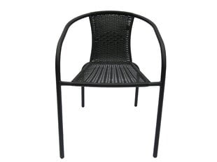 Patio Bistro Plus tuoli, musta hinta ja tiedot | Puutarhatuolit | hobbyhall.fi
