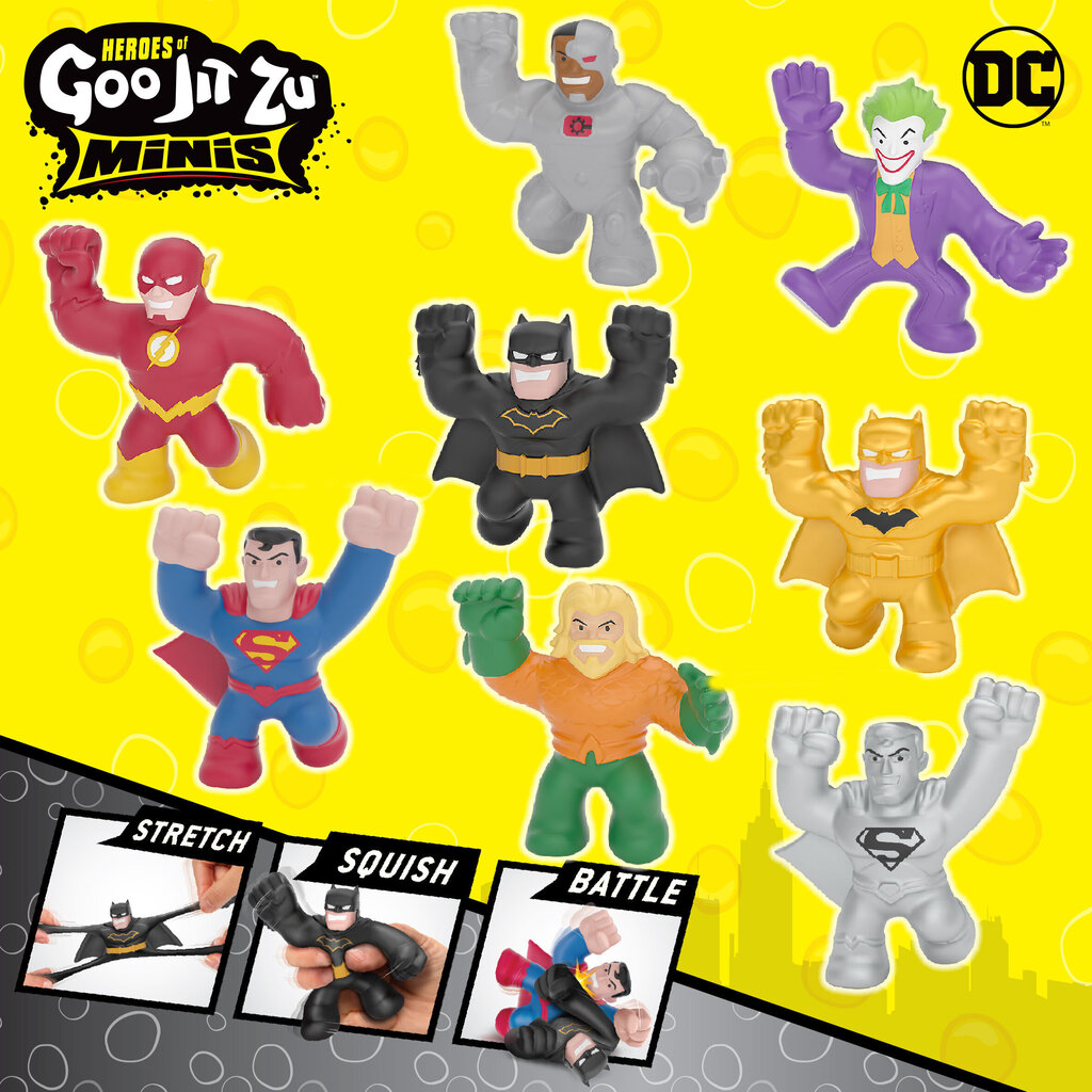 Heroes Of Goo Jit Zu DC minifiguurisetti, 8 kpl. hinta ja tiedot | Poikien lelut | hobbyhall.fi