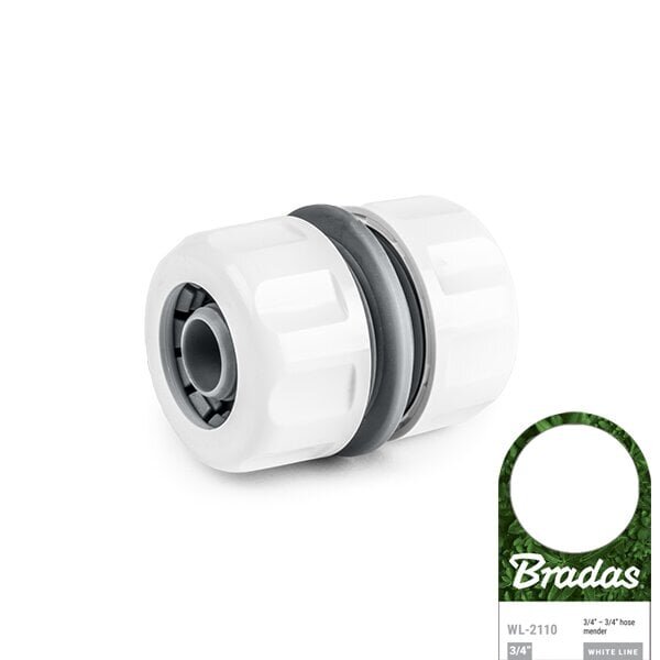 Kasteluletkun 3/4" liitäntäsovitin Bradas WHITE LINE hinta ja tiedot | Puutarhaletkut, kastelukannut ja muut kastelutarvikkeet | hobbyhall.fi