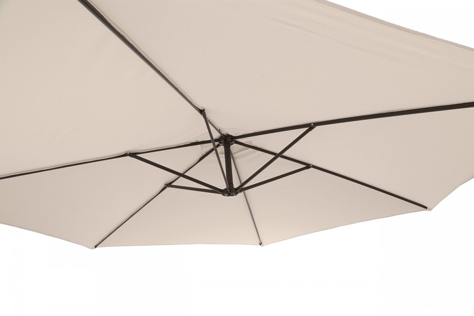 Aurinkovarjo Malabo, 300 cm, beige/harmaa hinta ja tiedot | Aurinkovarjot ja markiisit | hobbyhall.fi