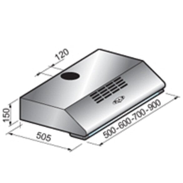 Allenzi N3 60 IX hinta ja tiedot | Liesituulettimet | hobbyhall.fi