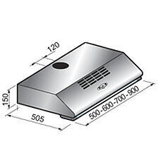 Allenzi N3 50 W hinta ja tiedot | Liesituulettimet | hobbyhall.fi