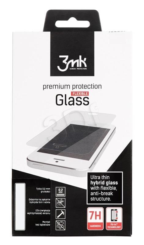 3MK FlexibleGlass karkaistu lasi, sopii Samsung Galaxy S6 2017 puhelimeen, läpinäkyvä. hinta ja tiedot | Näytönsuojakalvot ja -lasit | hobbyhall.fi