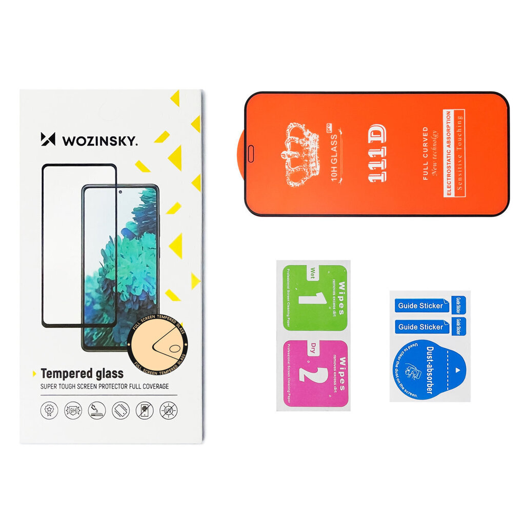 Wozinsky Super Tough karkaistu lasi Samsung Galaxy A13:lle, musta hinta ja tiedot | Näytönsuojakalvot ja -lasit | hobbyhall.fi