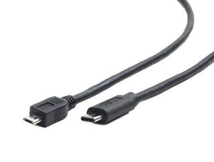 Kaapeli Gembird Micro USB A -> USB C, 1m hinta ja tiedot | Gembird Matkapuhelimet ja tarvikkeet | hobbyhall.fi