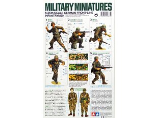 Tamiya - Saksan Front-Line Jalkaväen miehet, 1/35, 35196 hinta ja tiedot | Tamiya Lapset | hobbyhall.fi