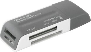 Defenderi:n universaali kortinlukija Ultra Swift USB 2.0 83260 hinta ja tiedot | Adapterit | hobbyhall.fi