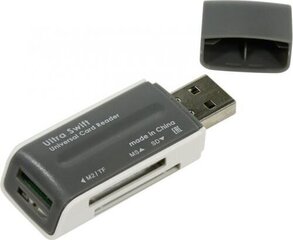 Defenderi:n universaali kortinlukija Ultra Swift USB 2.0 83260 hinta ja tiedot | Muistitikut | hobbyhall.fi