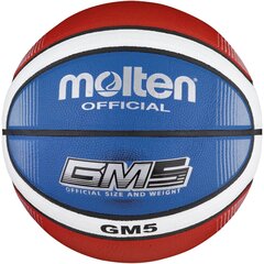 Molten koripallo BGM5X-C , synteettinen. nahka, valkoinen/punainen/sininen hinta ja tiedot | Koripallot | hobbyhall.fi