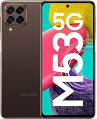 Samsung Galaxy M53 5G, 128GB, Dual SIM, ruskea hinta ja tiedot | Matkapuhelimet | hobbyhall.fi