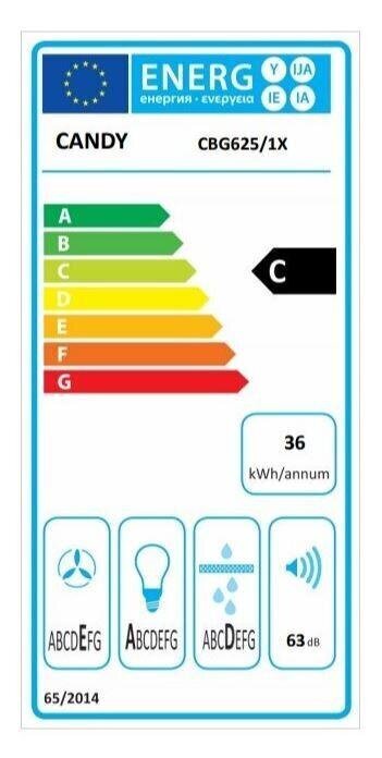 Candy CBG625/1X hinta ja tiedot | Liesituulettimet | hobbyhall.fi