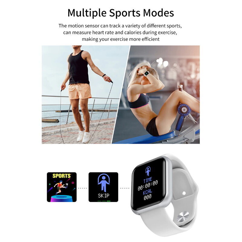 Išmanusis laikrodis iWear M7 Smart & Fit Watch with Full Touch 1.3'' IPS hinta ja tiedot | Älykellot | hobbyhall.fi