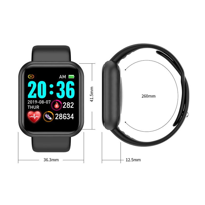 Išmanusis laikrodis iWear M7 Smart & Fit Watch with Full Touch 1.3'' IPS hinta ja tiedot | Älykellot | hobbyhall.fi