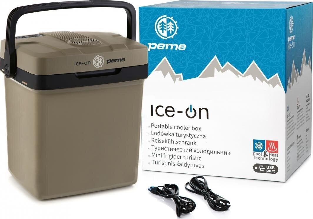 Peme Ice-on 27L Sand Storm hinta ja tiedot | Matkajääkaapit ja kylmälaukut autoon | hobbyhall.fi