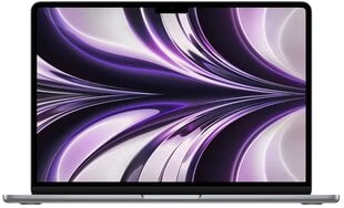 Apple MacBook Air 13” Apple M2 8/512GB Space Grey INT MLXX3ZE/A hinta ja tiedot | Kannettavat tietokoneet | hobbyhall.fi