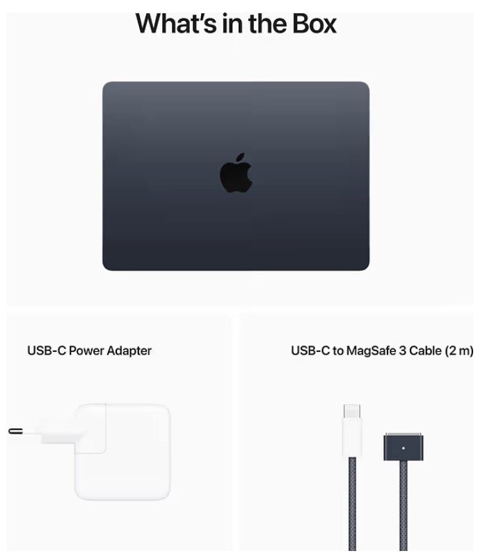 Apple MacBook Air 13” Apple M2 8/256GB Midnight INT MLY33ZE/A hinta ja tiedot | Kannettavat tietokoneet | hobbyhall.fi