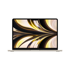 MacBook Air 13” Apple M2 8C CPU, 8C GPU/8GB/256GB SSD/Starlight/INT - MLY13ZE/A hinta ja tiedot | Kannettavat tietokoneet | hobbyhall.fi