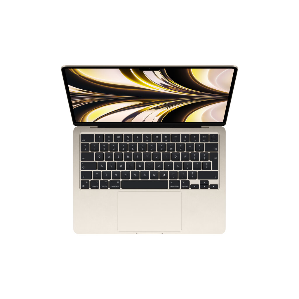 MacBook Air 13” Apple M2 8C CPU, 8C GPU/8GB/256GB SSD/Starlight/INT - MLY13ZE/A hinta ja tiedot | Kannettavat tietokoneet | hobbyhall.fi