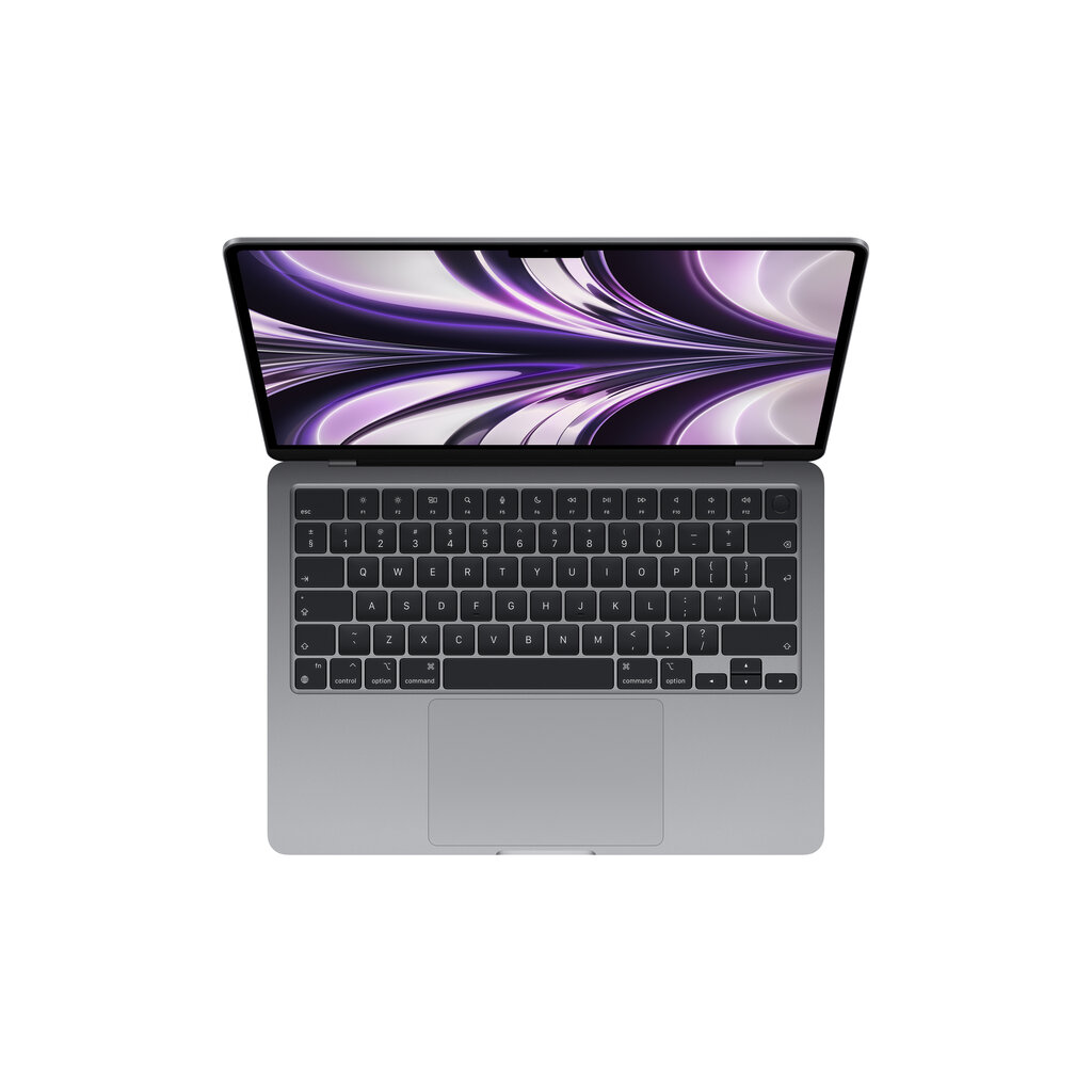 MacBook Air 13” Apple M2 8C CPU, 8C GPU/8GB/256GB SSD/Space Grey/INT - MLXW3ZE/A hinta ja tiedot | Kannettavat tietokoneet | hobbyhall.fi