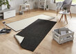 NORTHRUGS Twin Miami Black, 80x350 cm hinta ja tiedot | Isot matot | hobbyhall.fi