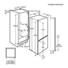 AEG SCB819E8TS hinta ja tiedot | AEG Jääkaapit ja pakastimet | hobbyhall.fi