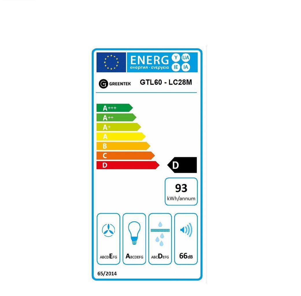 Greenetk GTL60-LC28MW hinta ja tiedot | Liesituulettimet | hobbyhall.fi