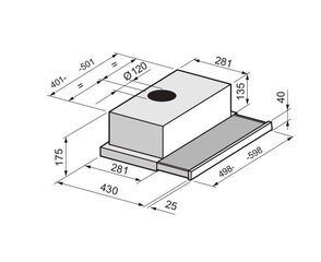 Greenetk GTL60-LC28MW hinta ja tiedot | Liesituulettimet | hobbyhall.fi