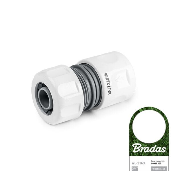 Pikaliitäntä 3/4" Bradas White Line POWER JET hinta ja tiedot | Puutarhaletkut, kastelukannut ja muut kastelutarvikkeet | hobbyhall.fi