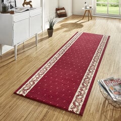 Matto Hanse Home Basic Floret Red, 80x500 cm hinta ja tiedot | Isot matot | hobbyhall.fi