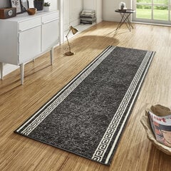 Matto Hanse Home Basic Casa Black, 80x350 cm hinta ja tiedot | Isot matot | hobbyhall.fi