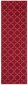 Kapea matto Hanse Home Basic Glam 80x200 cm, Red hinta ja tiedot | Isot matot | hobbyhall.fi