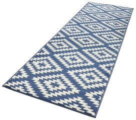 Matto Hanse Home Basic Nordic Blue, 80x350 cm hinta ja tiedot | Isot matot | hobbyhall.fi