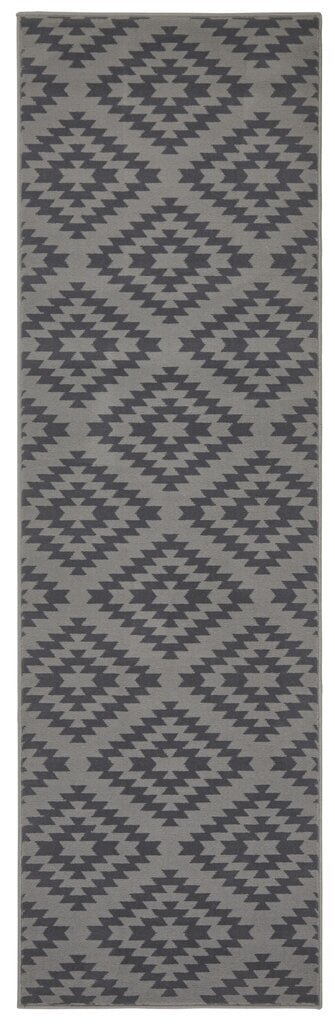 Matto Hanse Home Basic Nordic Grey 80x300 cm, tummanharmaa hinta ja tiedot | Isot matot | hobbyhall.fi