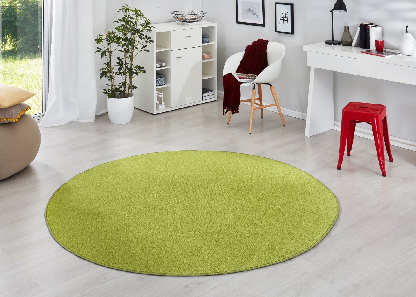 Matto Hanse Home Fancy Green, 133x133 cm hinta ja tiedot | Isot matot | hobbyhall.fi