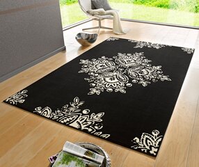 Matto Hanse Home Gloria Blossom Black Cream, 200x290 cm hinta ja tiedot | Isot matot | hobbyhall.fi