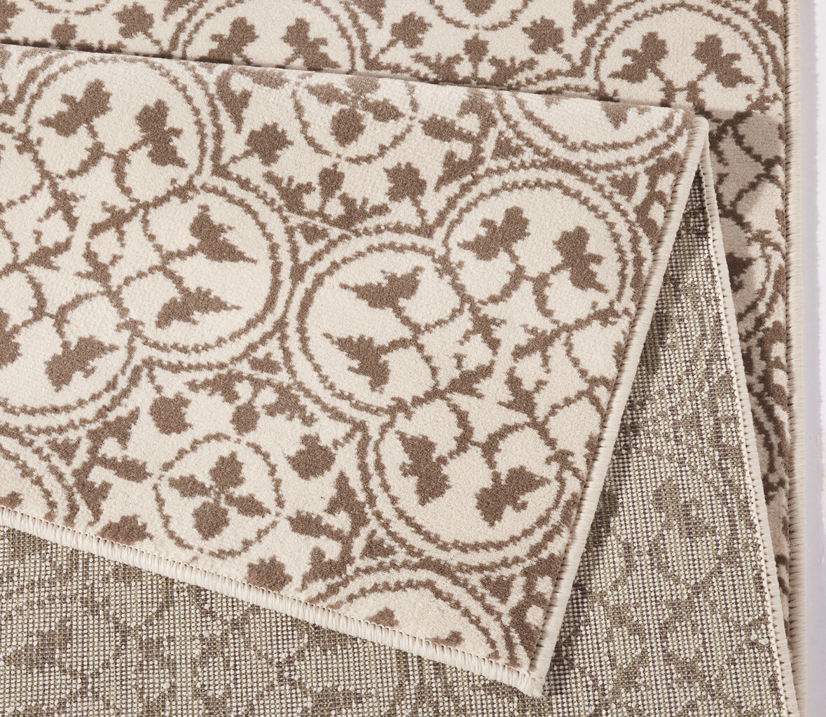 Matto Hanse Home Gloria Pattern Brown Cream, 80x200 cm hinta ja tiedot | Isot matot | hobbyhall.fi