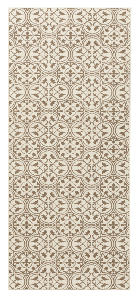 Matto Hanse Home Gloria Pattern Brown Cream, 80x200 cm hinta ja tiedot | Isot matot | hobbyhall.fi