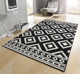 Matto Hanse Home Gloria Ethno Black Cream, 80x200 cm hinta ja tiedot | Isot matot | hobbyhall.fi