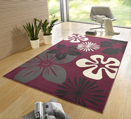 Matto Hanse Home Gloria Flora Violet, 80x150 cm hinta ja tiedot | Isot matot | hobbyhall.fi