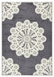 Matto Hanse Home Gloria Lace Grey Cream, 120x170 cm hinta ja tiedot | Isot matot | hobbyhall.fi