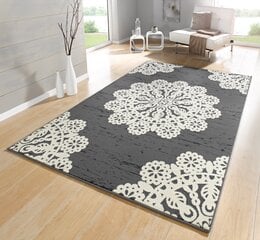 Matto Hanse Home Gloria Lace Grey Cream, 200x290 cm hinta ja tiedot | Isot matot | hobbyhall.fi