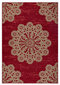 Matto Hanse Home Gloria Lace Red Brown, 200x290 cm hinta ja tiedot | Isot matot | hobbyhall.fi