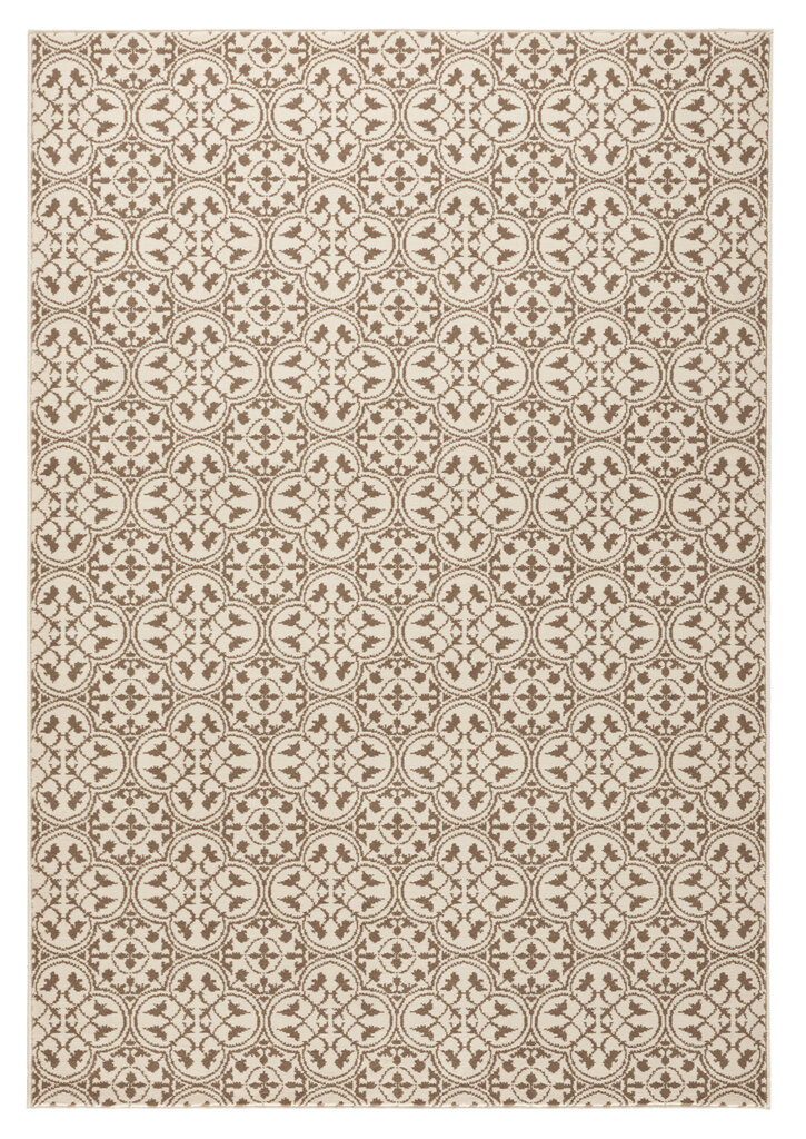 Matto Hanse Home Gloria Pattern Brown Cream, 120x170 cm hinta ja tiedot | Isot matot | hobbyhall.fi