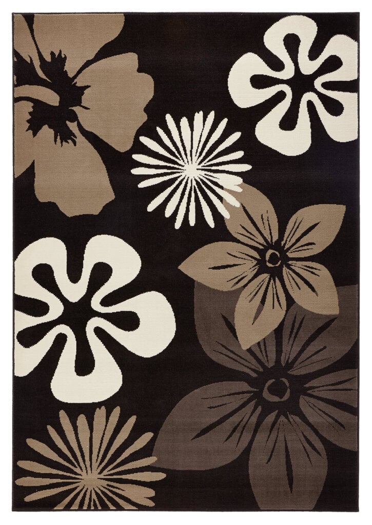 Matto Hanse Home Gloria Flora Brown, 160x230 cm hinta ja tiedot | Isot matot | hobbyhall.fi