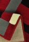 Matto Hanse Home Hamla Retro Red Grey Black, 120x170 cm hinta ja tiedot | Isot matot | hobbyhall.fi