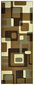 Matto Hanse Home Hamla Retro Brown Cream, 120x170 cm hinta ja tiedot | Isot matot | hobbyhall.fi