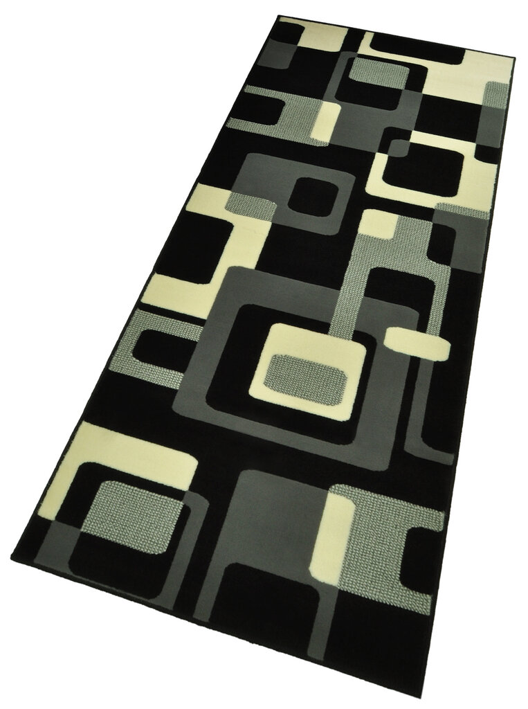 Matto Hanse Home Hamla Retro Black Cream, 200x290 cm hinta ja tiedot | Isot matot | hobbyhall.fi