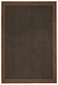 Matto Hanse Home Natural Simple Dark Brown, 200x290 cm hinta ja tiedot | Isot matot | hobbyhall.fi