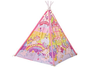 Lasten intiaaniteltta Unicorn Ponies Pink hinta ja tiedot | LeanToys Lapset | hobbyhall.fi